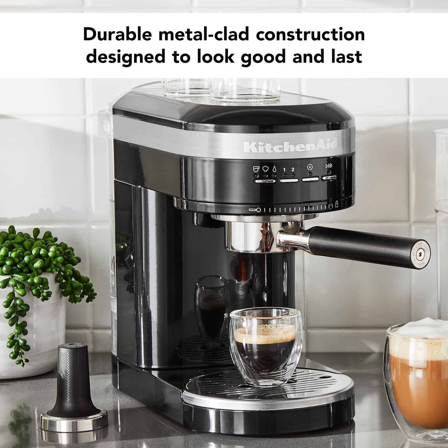 KitchenAid Metal Semi-Automatic Espresso Machine - KES6503