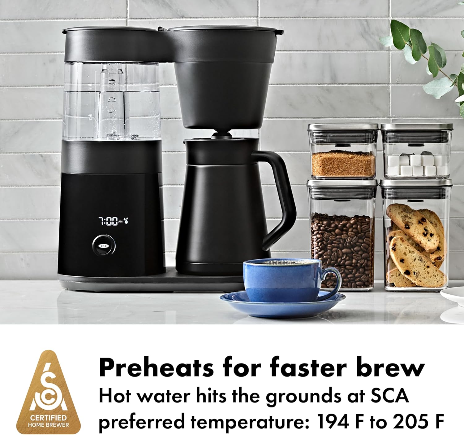 OXO Brew 9 Cup Coffee Maker - Matte Black