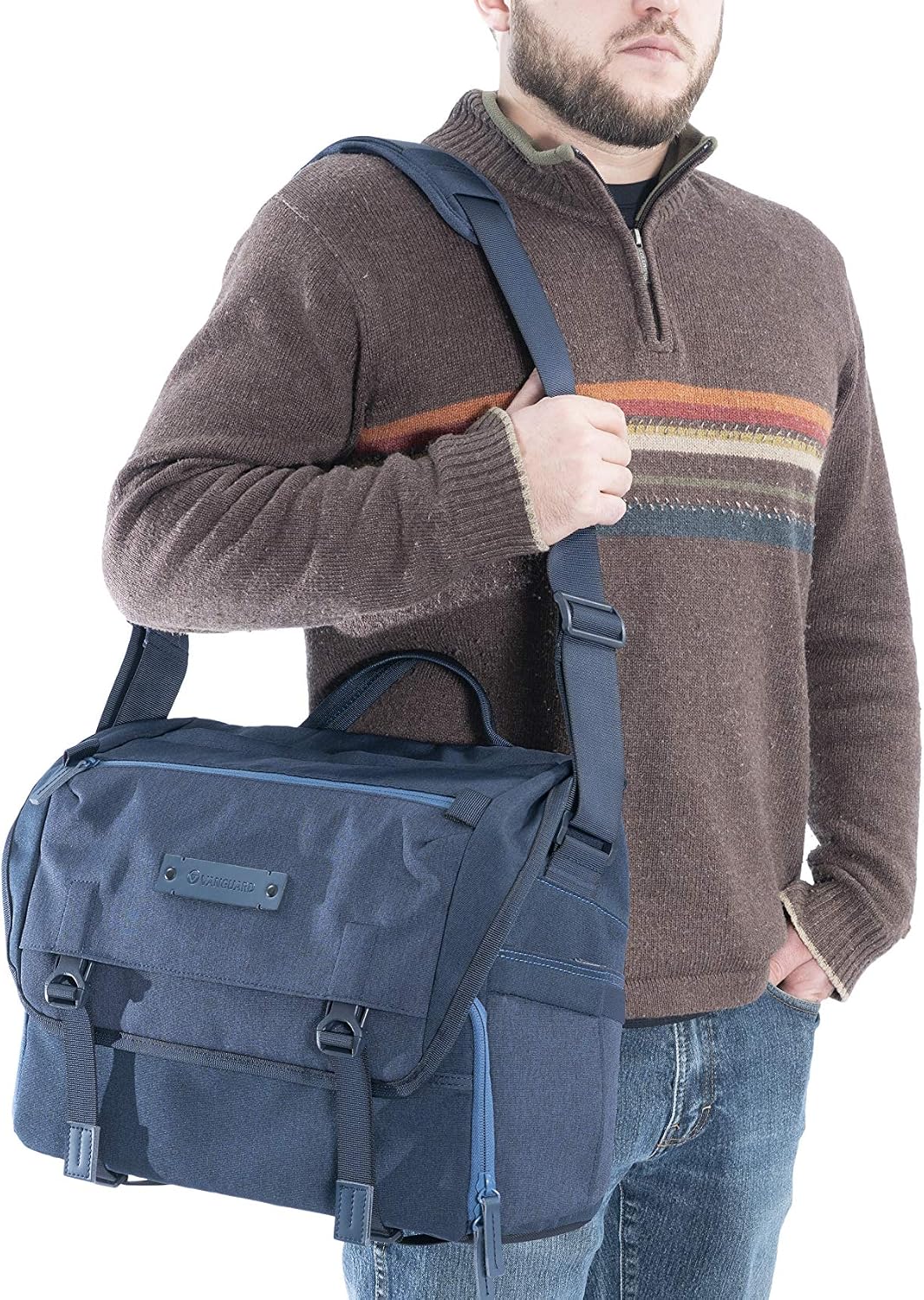 VANGUARD VEO RANGE38 NV Messenger Bag for DSLR or Mirrorless/CSC Camera, Navy