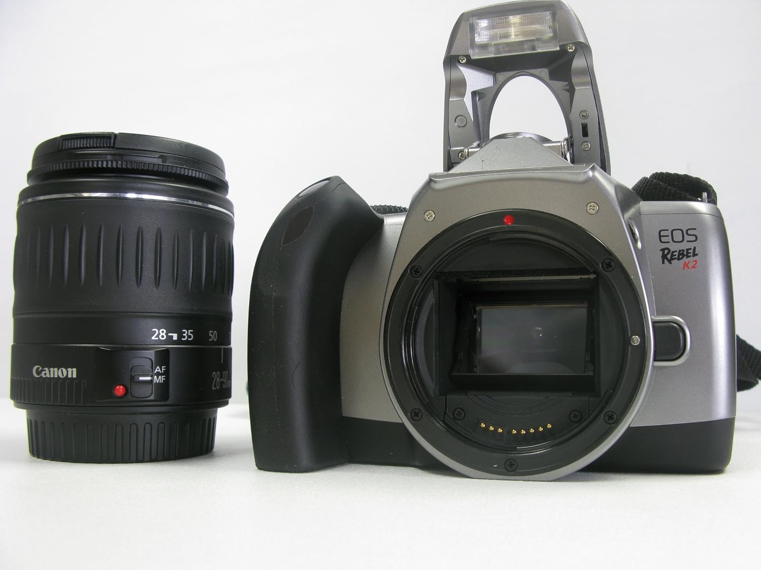 Canon EOS Rebel K2 SLR 35mm Film Camera with EF 28-90mm III Electronic Auto Focus Lens