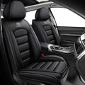 Car Seat Covers for Chevrolet Chevy Avalanche 2007-2013, Leather Auto Seat Cover Luxury Cushions Waterproof Seat Protectors (Black,Front Set)