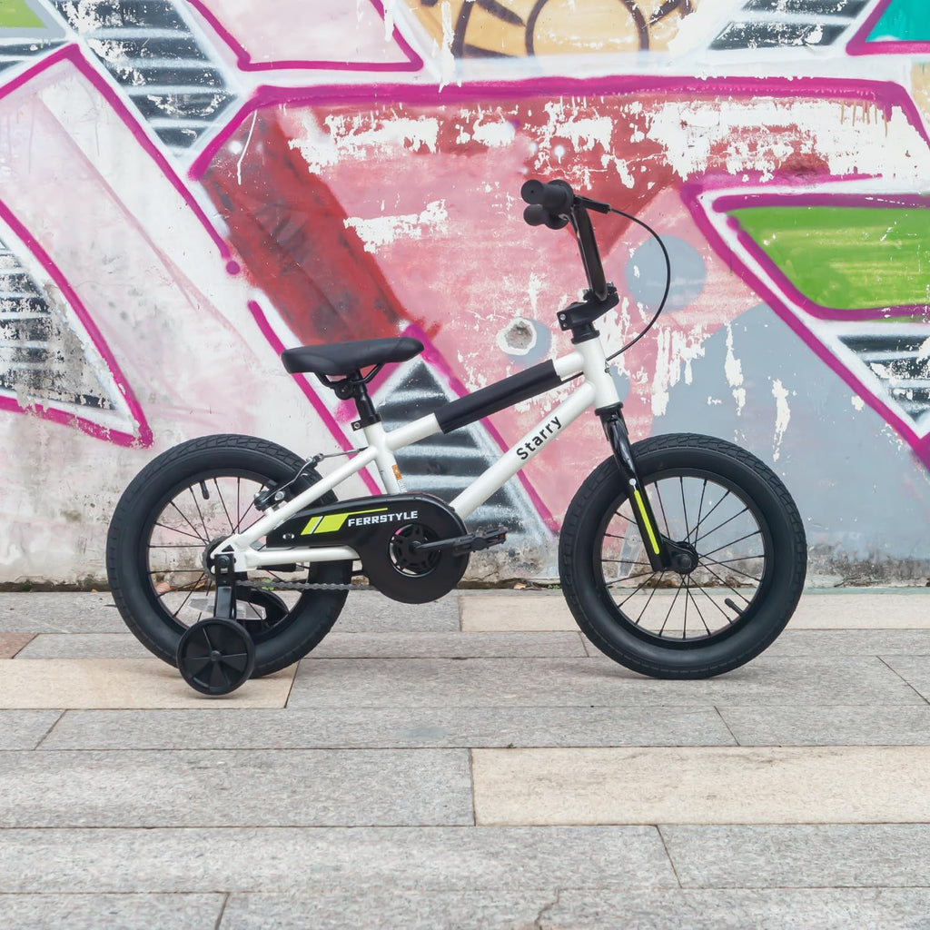 cubsala 12 14 16 18 Inch Kids Bike BMX Style Bicycle with Training Wheels Coaster Brake for 2-10 Years Old Toddlers Boys Girls Multiple Colors