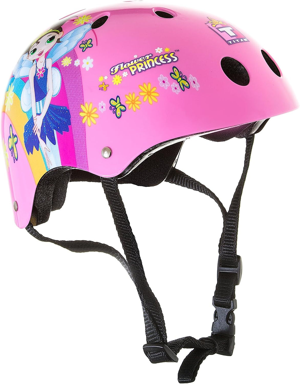 Titan Girls BMX Bike for Kids Ages 4-7, 16-Inch Wheels, 9-Inch Frame, Training Wheels, Toy Seat, Doll Basket, Streamers, First Bike, Princess Bicycle, Gift for Girls | for Kids, Training Wheels, Toy Seat, Doll Basket, Streamers, First Bike