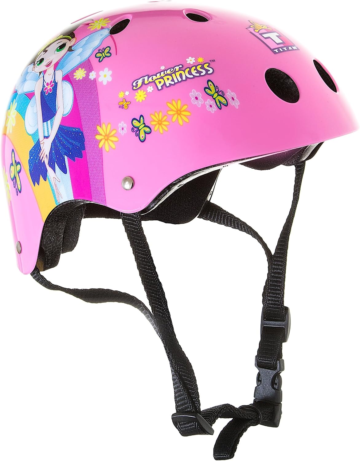 Titan Girls BMX Bike for Kids Ages 4-7, 16-Inch Wheels, 9-Inch Frame, Training Wheels, Toy Seat, Doll Basket, Streamers, First Bike, Princess Bicycle, Gift for Girls | for Kids, Training Wheels, Toy Seat, Doll Basket, Streamers, First Bike