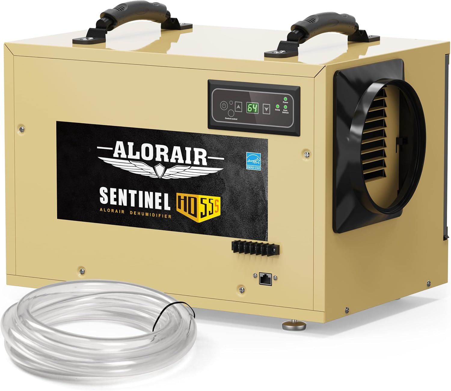 ALORAIR 120 PPD Commercial Dehumidifier, with Drain Hose for Crawl Spaces, Basements, Industry Water Damage Unit, cETL Listed, Compact, Portable, Auto Defrost, Memory Starting, 5 Years Warranty