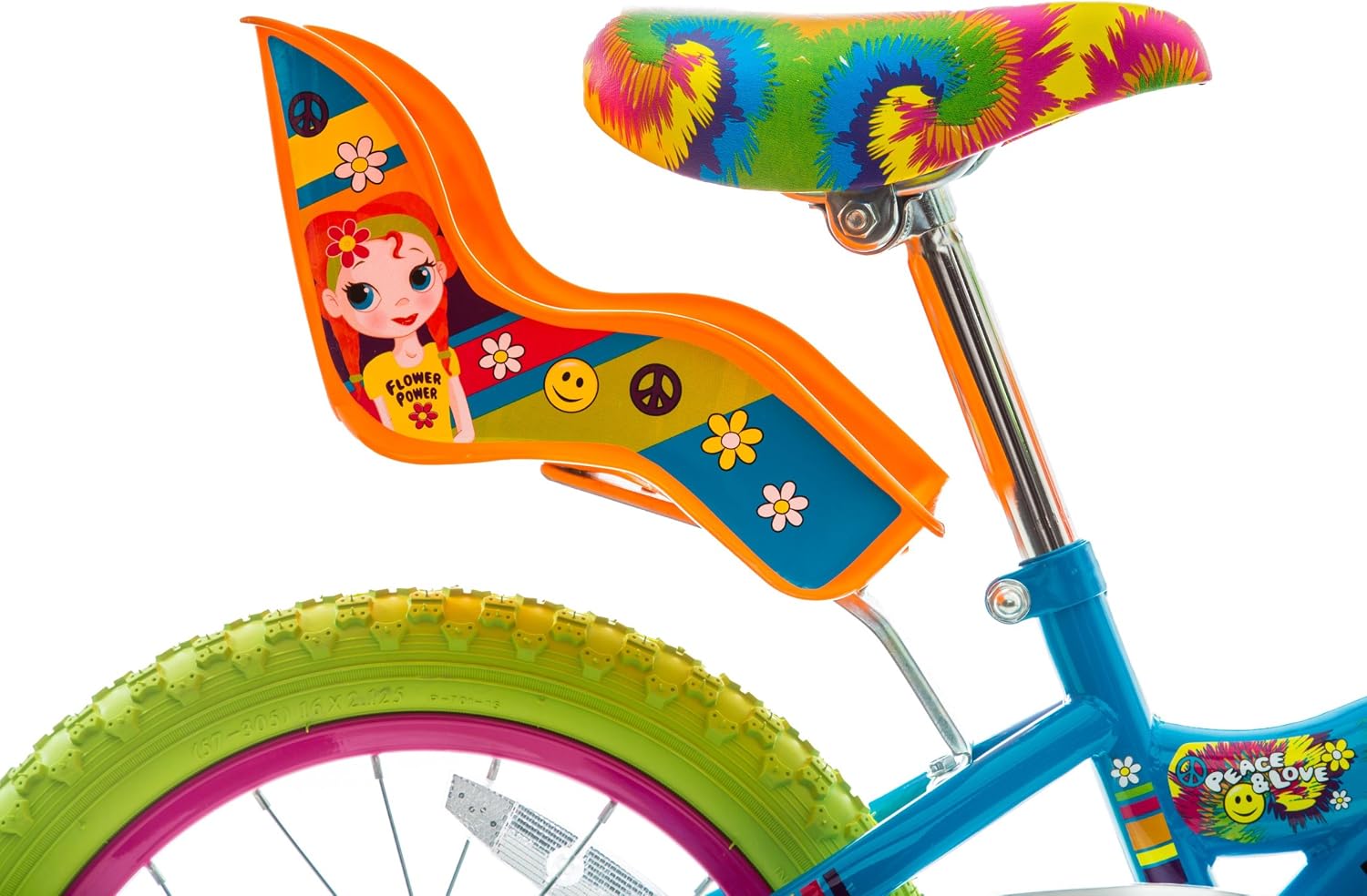 Titan Girls BMX Bike for Kids Ages 4-7, 16-Inch Wheels, 9-Inch Frame, Training Wheels, Toy Seat, Doll Basket, Streamers, First Bike, Princess Bicycle, Gift for Girls | for Kids, Training Wheels, Toy Seat, Doll Basket, Streamers, First Bike