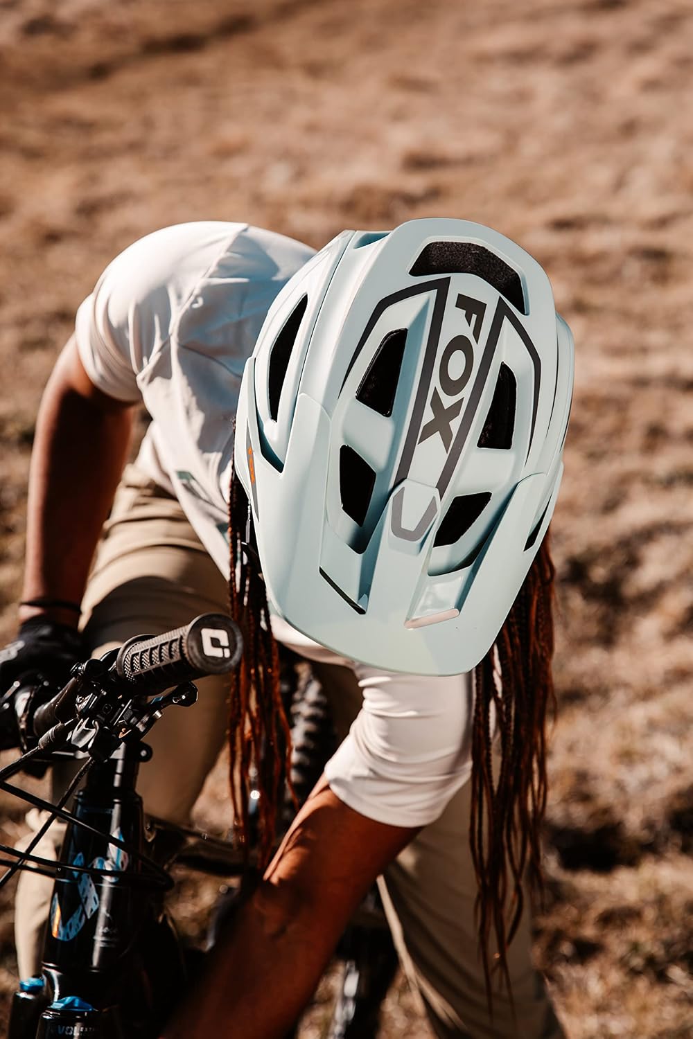 Fox Racing Speedframe Pro Mountain Bike Helmet, DVIDE Flo Orange, Small