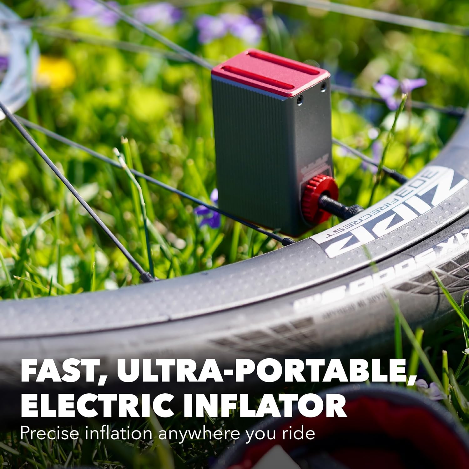 SILCA ELETTRICO Electric Bike Pump - Digital Bicycle Tire Pump with Auto Shut-Off, USB-C Rechargeable, Ultra-Light & TSA-Compliant for Travel - Universal Compatibility