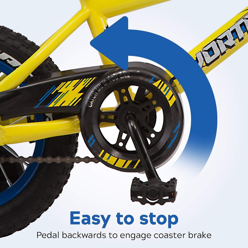 Pacific Vortax Bike, 12, 16 or 20 Inch Bike for Kids Ages 1-13, Steel BMX Frame, Adjustable Seat Grows with your Child, Removable Training Wheels, Hand & Coaster Brake, Easy Assembly, Training Bicycle