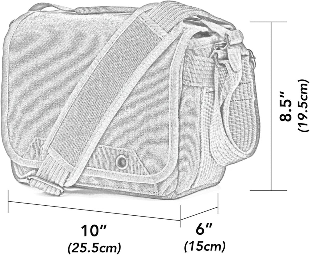 Think Tank Retrospective 5 V2.0 Canvas Shoulder Bag for Mirrorless or Standard DSLR Cameras and Photo Accessories - Pinestone - Small