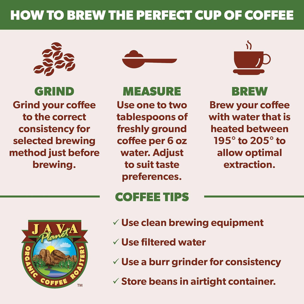 Low Acid Organic Coffee – Whole Bean, Mold-Free & Stomach Friendly by Java Planet, Espresso Blend Coffee, Dark Roast, Smooth Full Flavored, 5LB Bag