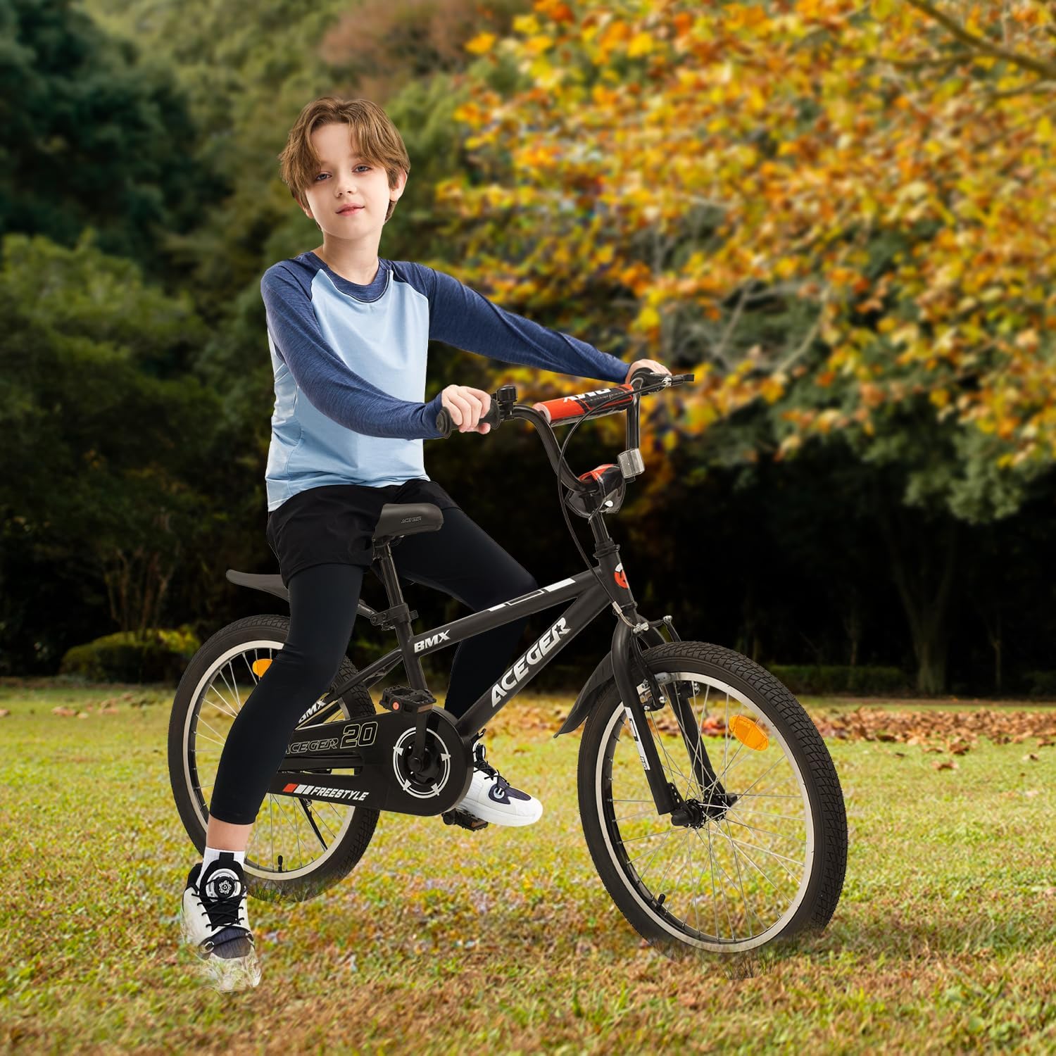 ACEGER Kids Bike for Ages 2-12 Years Old Boys Girls and Toddler, 12 14 16 18 Inch Children Bicycle with Training Wheels, 20 Inch Bike with Kickstand, Multiple Colors.