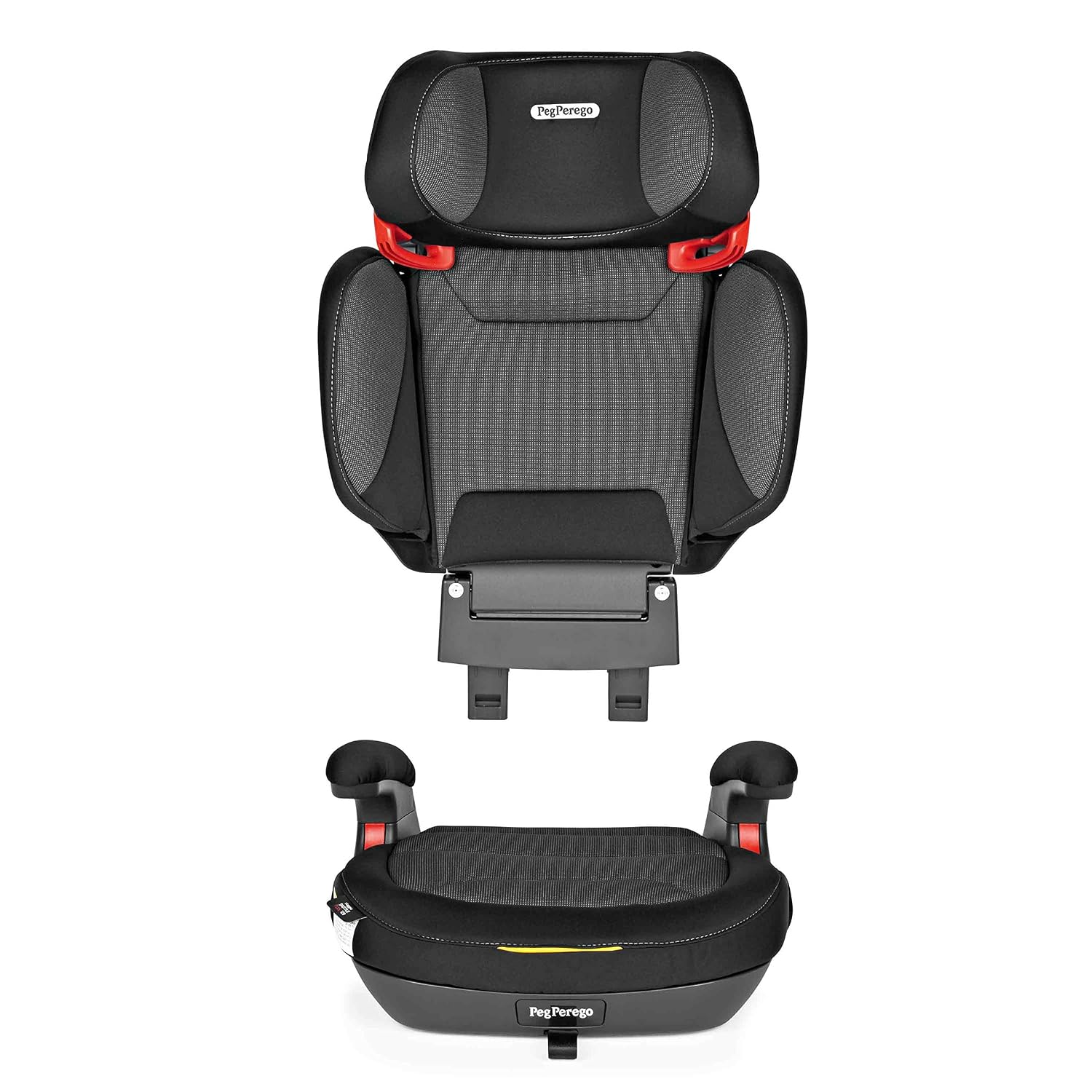Peg Perego Viaggio Shuttle Plus 120 - Booster Car Seat - for Children from 40 to 120 lbs - Made in Italy - Crystal Black (Black)