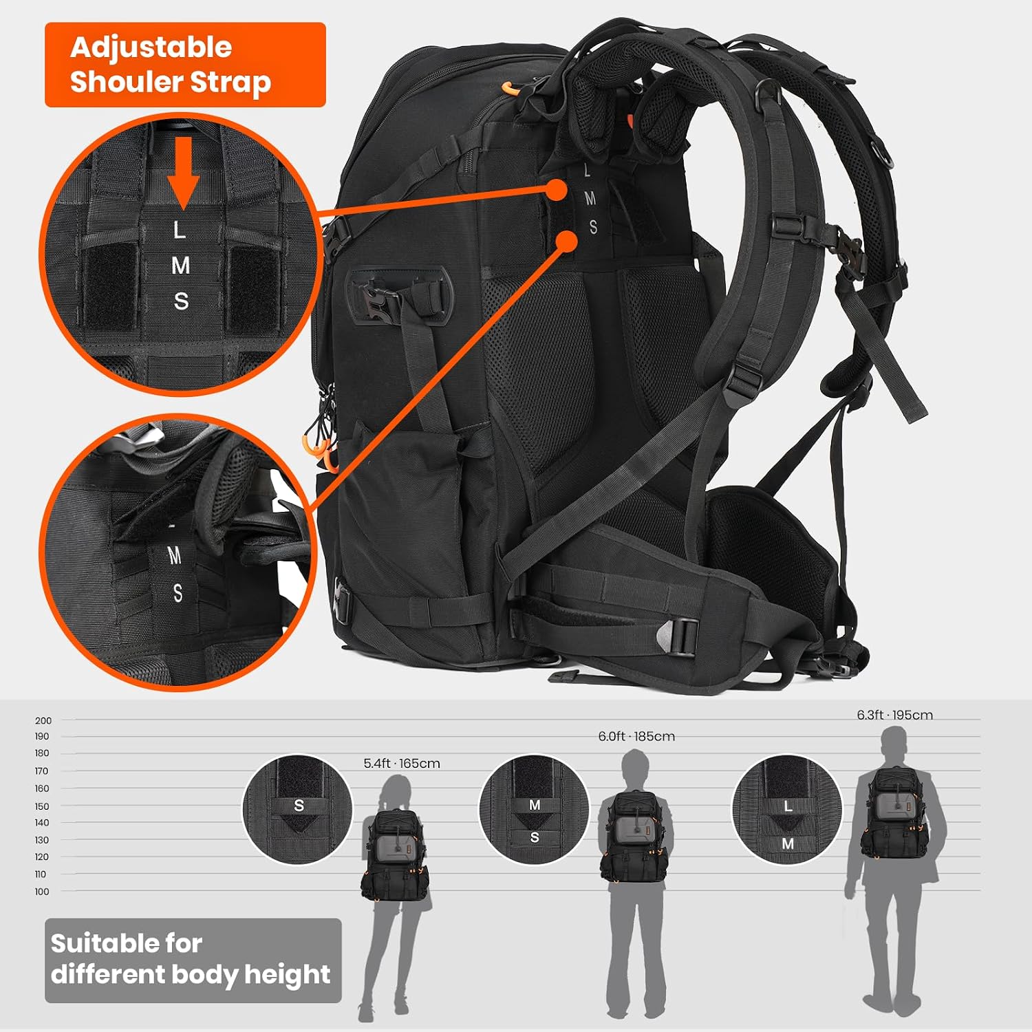 TARION Extra Large Camera Backpack - Professional DSLR Drone Bag 17.3 Laptop Compartment - Hardshell High-Density Foam Protection with Rain Cover PB02
