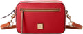 Dooney & Bourke Women's Camera Zip Crossbody in Pebble Grain Leather, Small Handbag with Adjustable Shoulder Strap