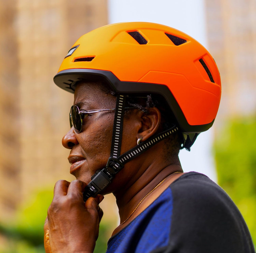 XNITO Bike Helmet with LED Lights - Urban Bicycle Helmet for Adults, Men & Women - CPSC & NTA-8776 Dual Certified - Class 3 E-Bikes, Scooters, Onewheel, Commuter, Mountain