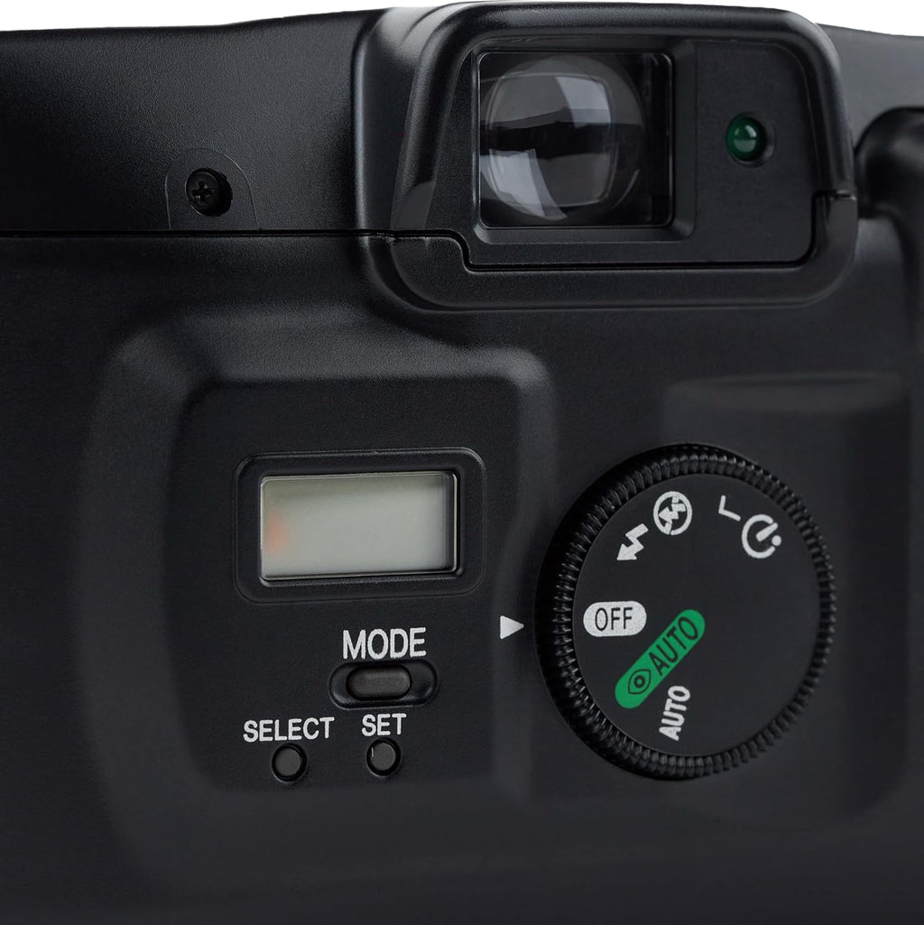 Canon Sure Shot 60 Zoom SAF 35mm Point and Shoot Film Camera w/Canon Zoom Lens 38-60mm. Built-in flash and film rewinder. (Renewed)