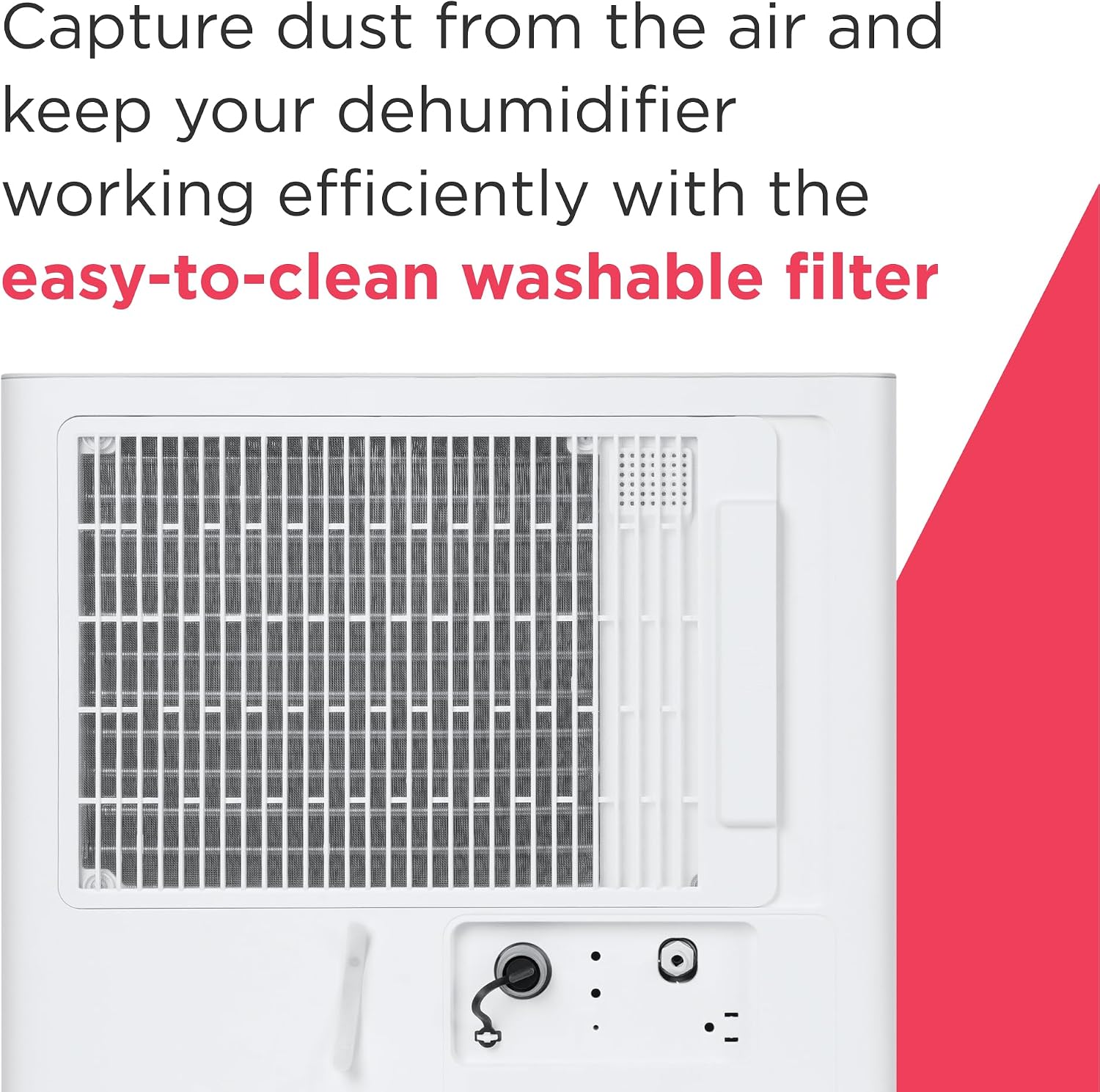 Frigidaire 50-Pint Portable Dehumidifier with Wi-Fi and Energy Star Certification for Medium/Large Rooms & Basements, Custom Humidity Control, Auto Shut Off, White
