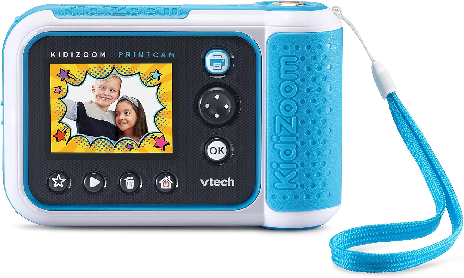 VTech KidiZoom PrintCam, High-Definition Digital Camera for Photos and Videos, Instant Prints, Flip-Out Selfie Camera, Kids Age 4 and up