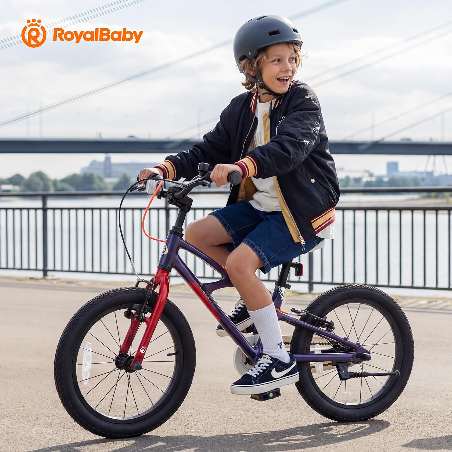 RoyalBaby Kids Bike Lightweight Magnesium Alloy, 14 16 18 Inch Children's Bicycle for Boys Girls Ages 3-9