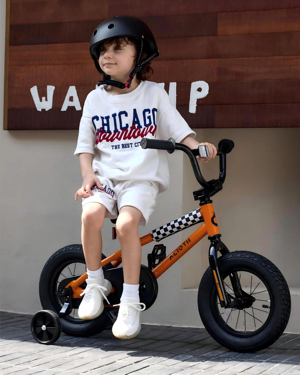 vollsch BMX Style 12 14 16 Inch Kids Bike Training Wheels 20'' Bicycle with Kickstand for 2-14 Years Old Toddlers Boys Girls Coaster Brake Multiple Colors