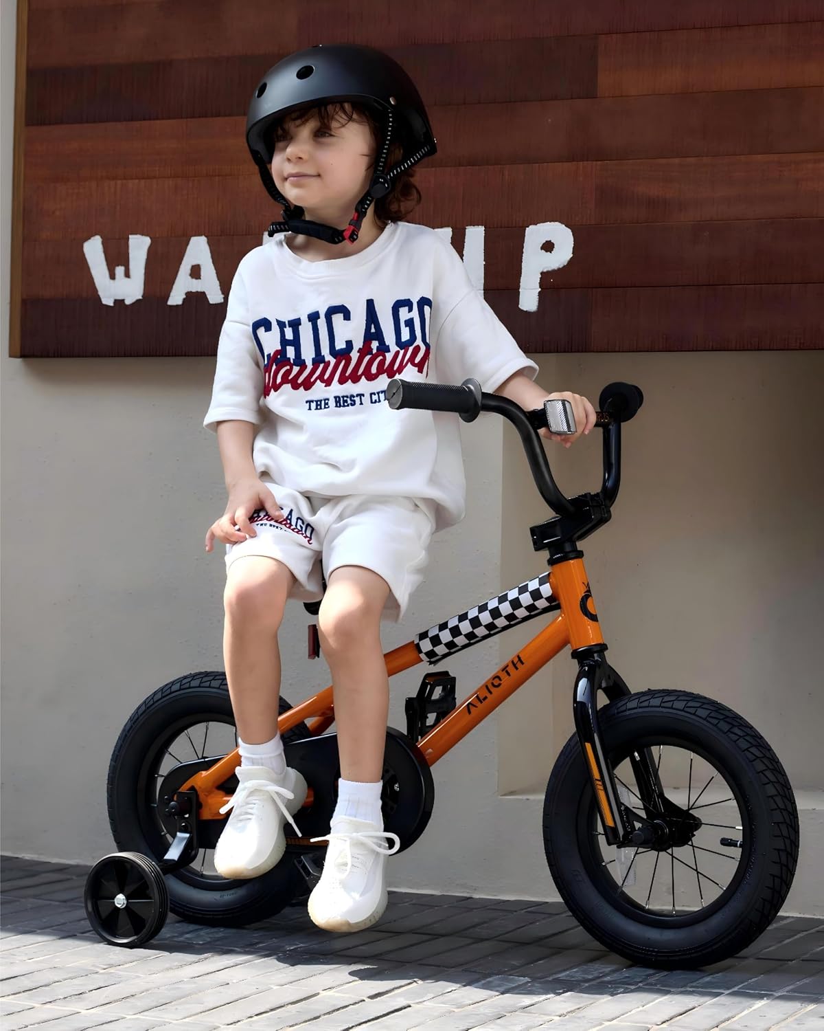 vollsch BMX Style 12 14 16 Inch Kids Bike Training Wheels 20'' Bicycle with Kickstand for 2-14 Years Old Toddlers Boys Girls Coaster Brake Multiple Colors