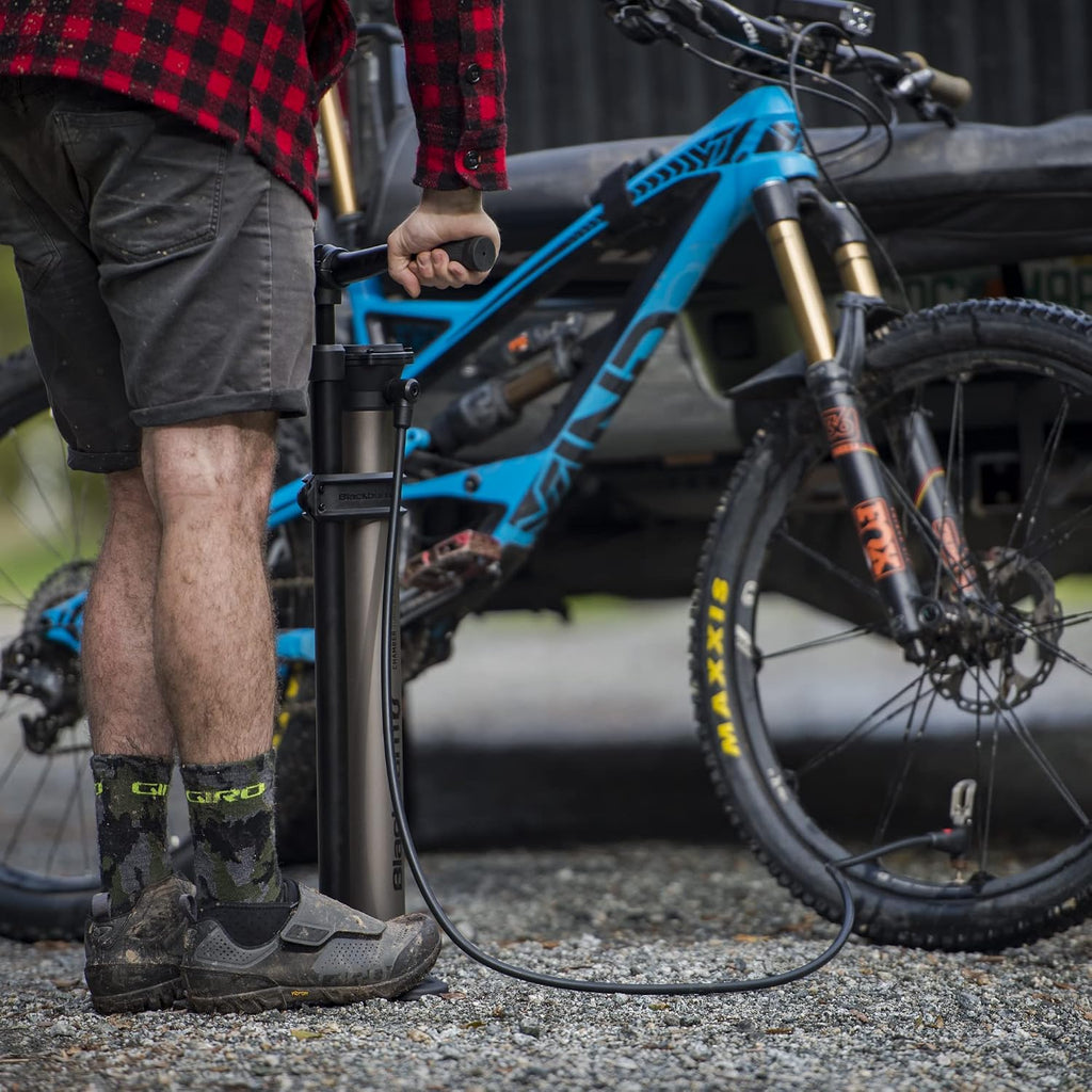Blackburn Black 2018 Chamber Tubeless Road Bike Floor Pump