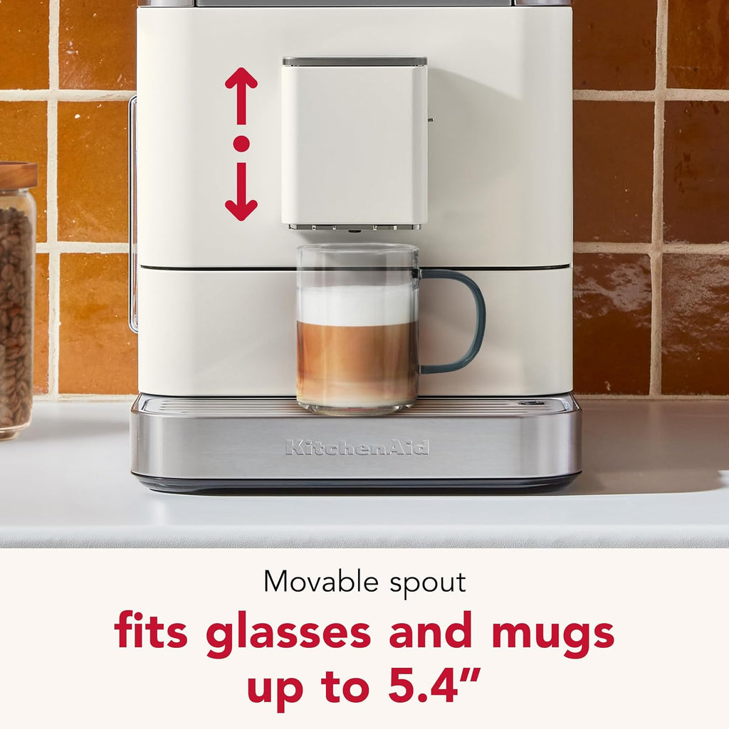KitchenAid Fully Automatic Espresso Machine KF6, KES8556PL, Porcelain White