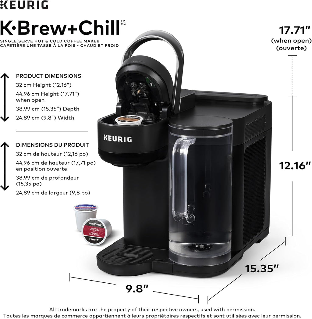 K-Brew+Chill, Single Serve Hot & Cold K-Cup Pod Coffee Maker