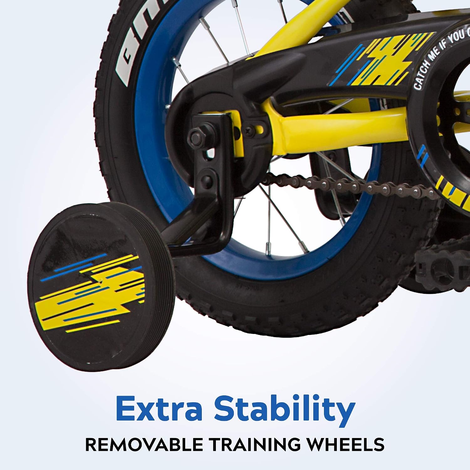 Pacific Vortax Bike, 12, 16 or 20 Inch Bike for Kids Ages 1-13, Steel BMX Frame, Adjustable Seat Grows with your Child, Removable Training Wheels, Hand & Coaster Brake, Easy Assembly, Training Bicycle