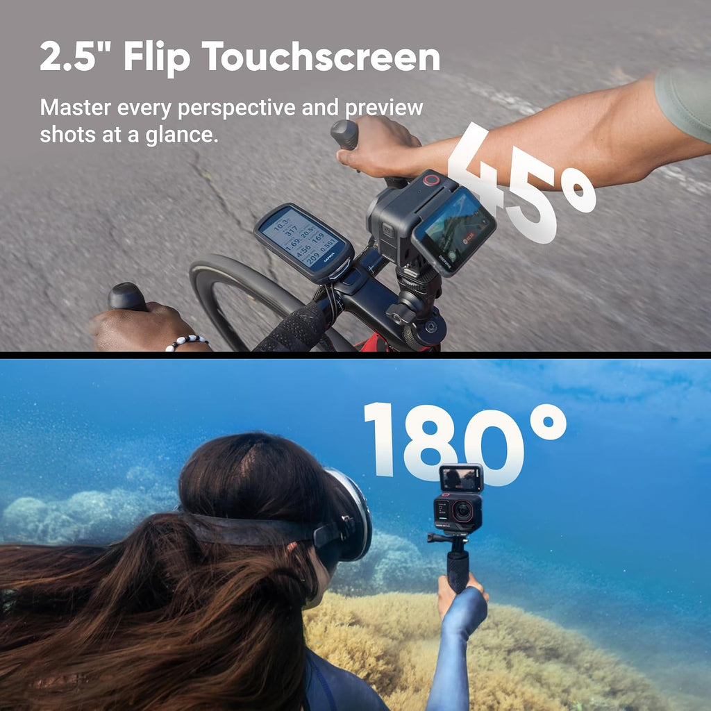Insta360 Ace Pro 2 Dual Battery Bundle - 8K Waterproof Action Camera Co-Engineered with Leica, 1/1.3' Sensor, Dual AI Chip, Leading Low Light, Superior Audio