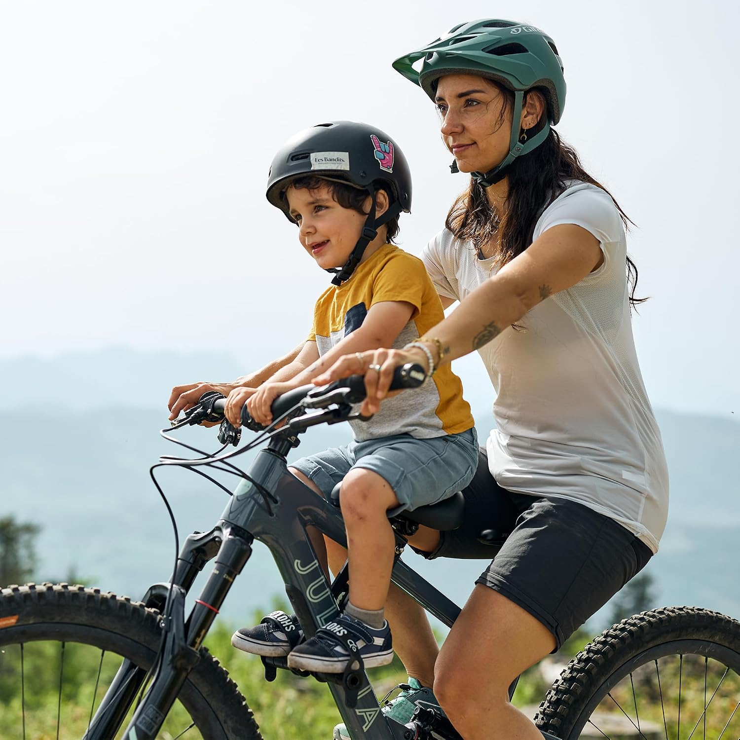 Kids Ride Shotgun - Child Bike Seats - Front Mounted, for Children Aged 2~5 Years, Fits Most Adult Modern Mountain Bikes, Adjustable for Comfort