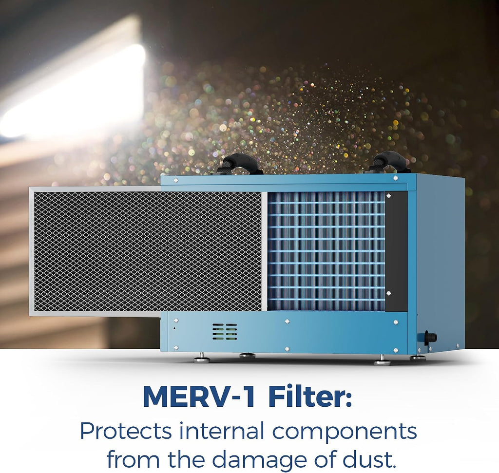 ALORAIR Commercial Dehumidifier 113 Pint, with drain Hose for Crawl Spaces, Basements, Industry Water Damage Unit, Compact, Portable, Auto Defrost, Memory Starting, 5 Years Warranty, Sentinel HD55