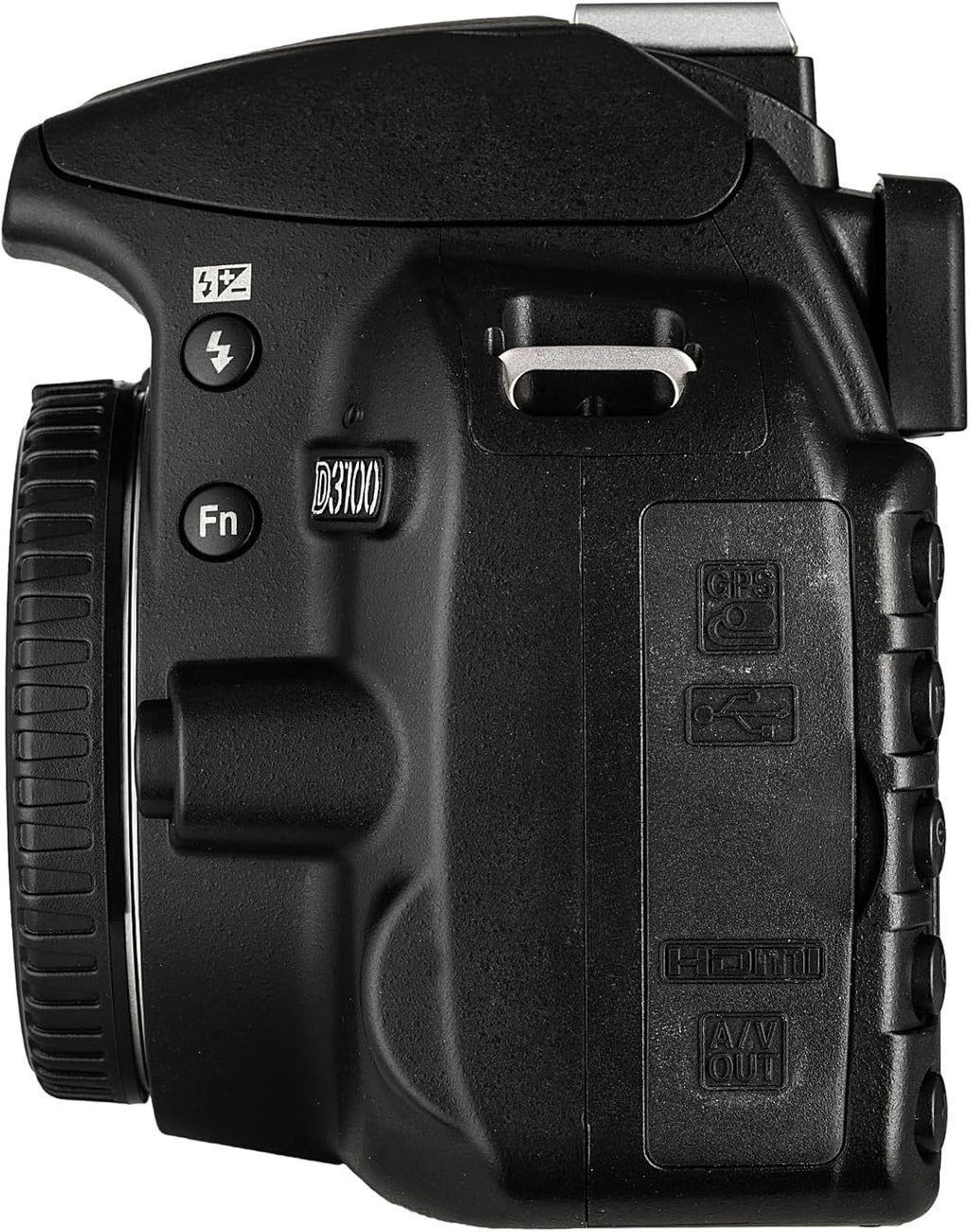 Nikon D3100 DSLR Camera Kit with 18-55mm VR Lens – Beginner-Friendly & Compact (25472) + Camera Bag + 64GB Memory Card + Flexible Tripod + Cleaning Kit + Hand Strap + Card Wallet + More