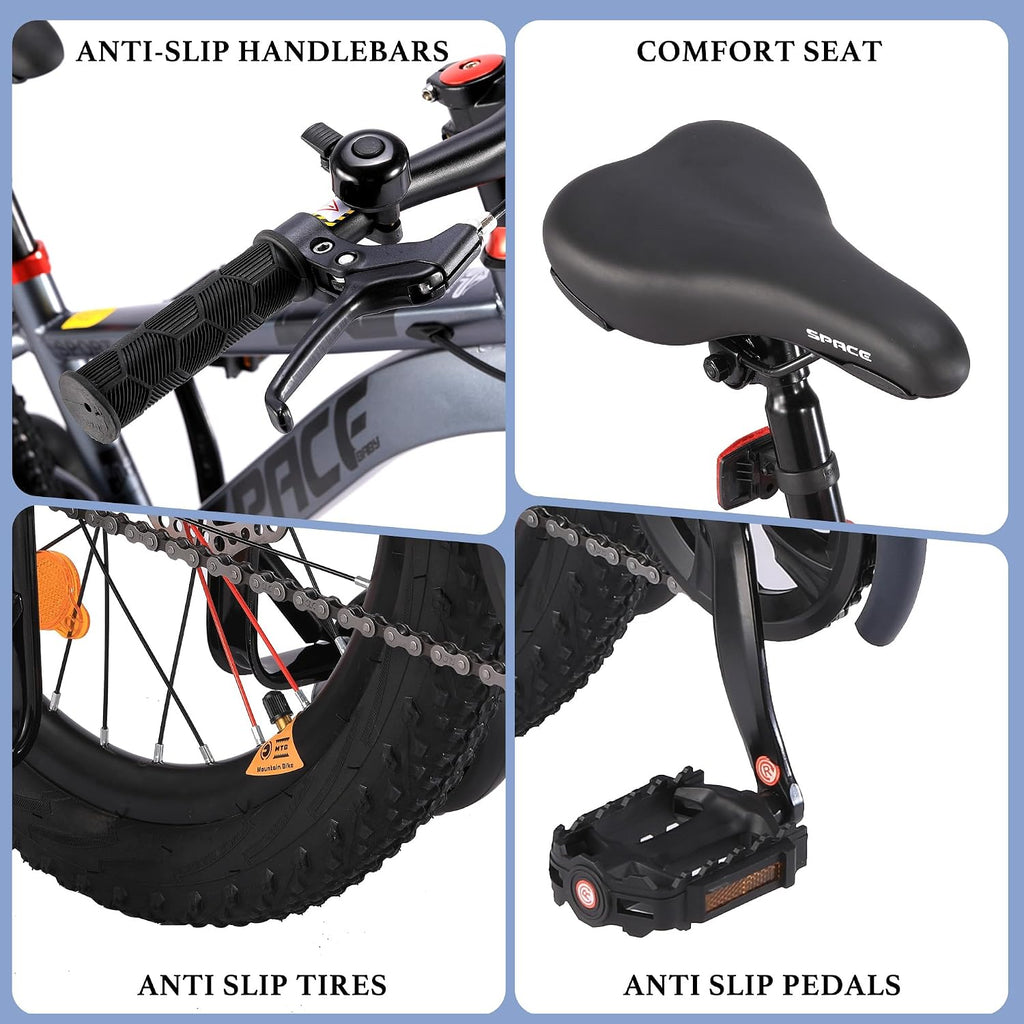 Kids Bike-18 20 Inch Bike for Boys and Girls Bicycle with Adjustable Seat and Handbrake, Bikes for Kids 7-13