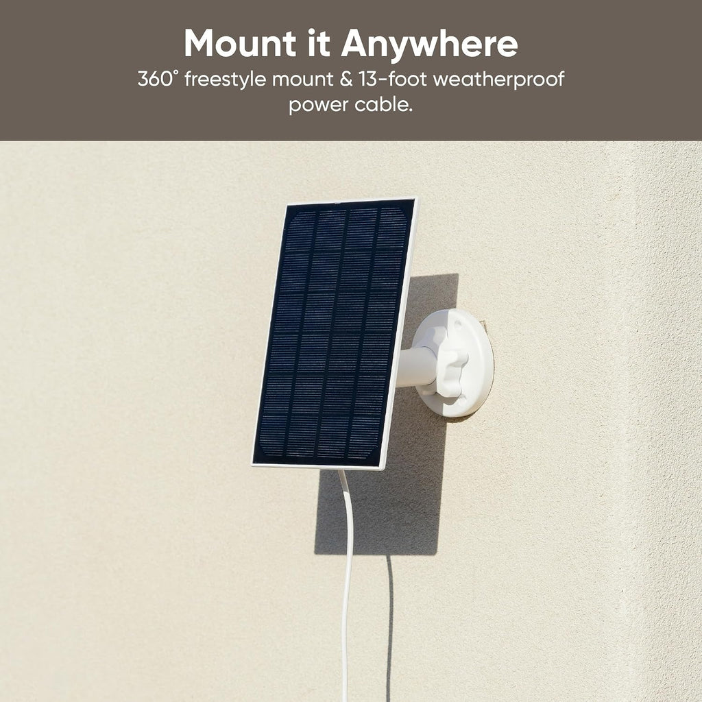 WYZE Wireless Outdoor/Indoor Battery Security Camera, 2.5K HDR Color Night Vision, Motion Detection, Spotlight&Siren, 2-Way Audio, Alexa&Google Assistant Compatible Solar Panel for Solar Charging