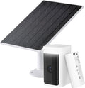 WYZE Wireless Outdoor/Indoor Battery Security Camera, 2.5K HDR Color Night Vision, Motion Detection, Spotlight&Siren, 2-Way Audio, Alexa&Google Assistant Compatible Solar Panel for Solar Charging