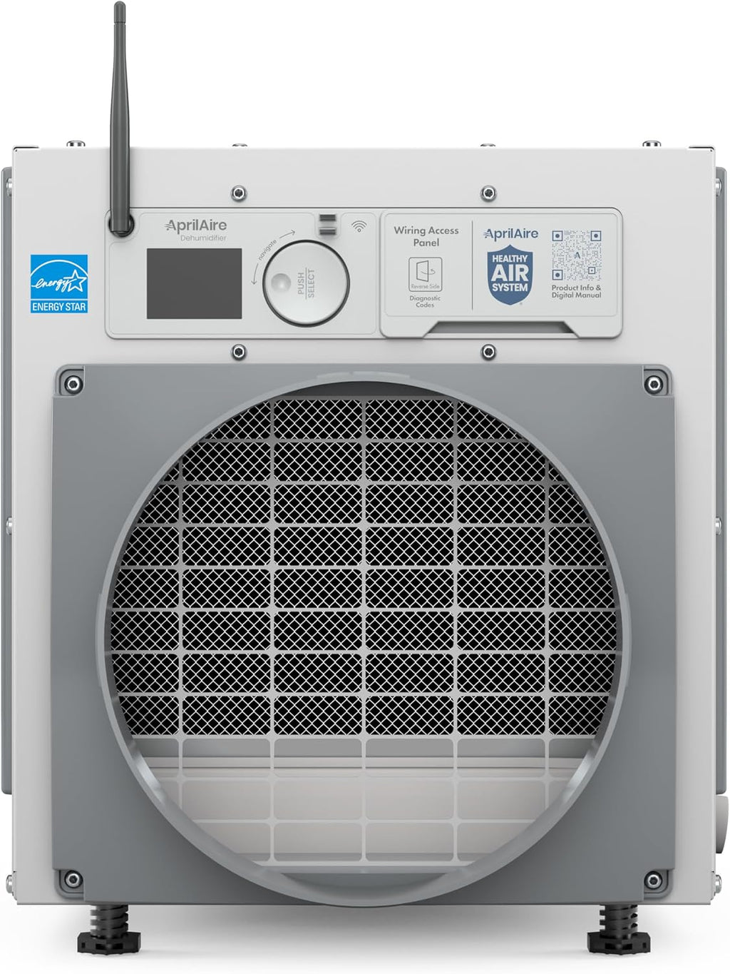 AprilAire E080W Wi-Fi Dehumidifier – 80 PPD for Crawl Spaces, Basements, Whole Houses up to 4,400 Sq. Ft., Part of the AprilAire Healthy Air System