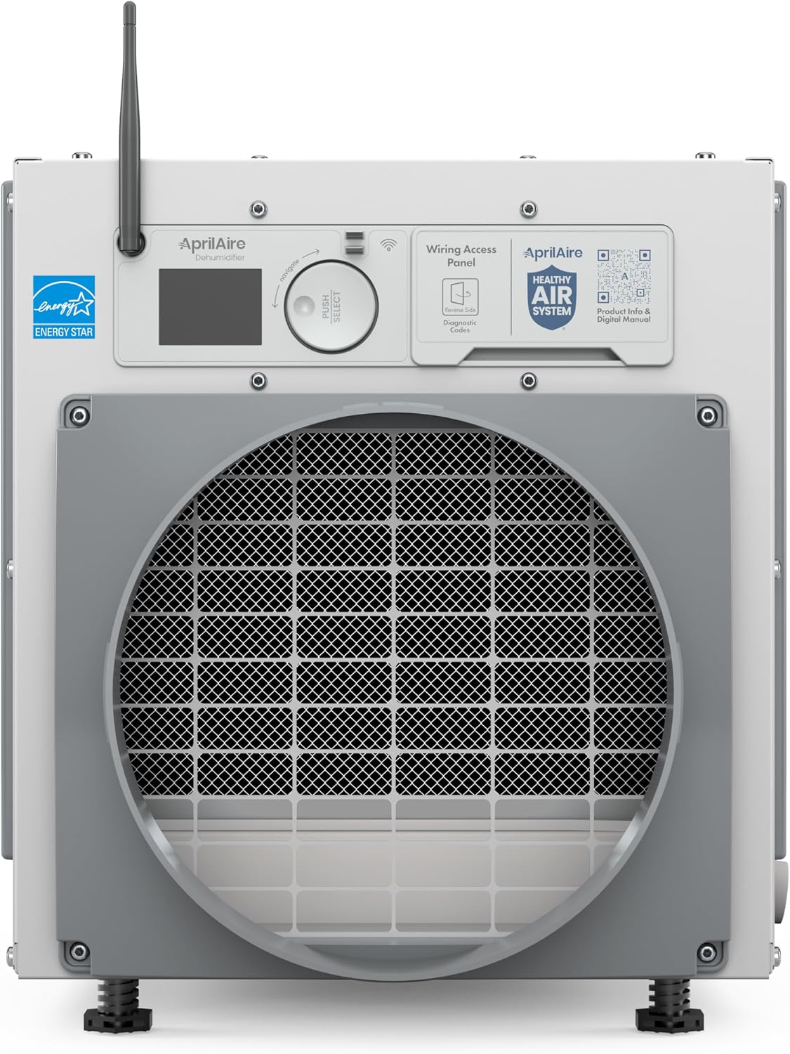 AprilAire E080W Wi-Fi Dehumidifier – 80 PPD for Crawl Spaces, Basements, Whole Houses up to 4,400 Sq. Ft., Part of the AprilAire Healthy Air System
