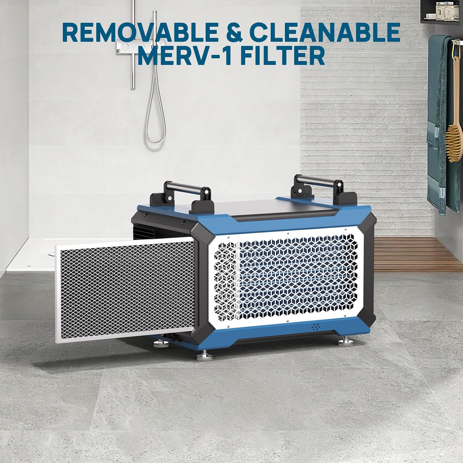 ARGENDON Crawl Spaces Dehumidifier with Pump and Drain Hose, 145 Pint Commercial Dehumidifier for Basement, Large Spaces, Auto Defrost, Compact, 5 Years Limited Warranty