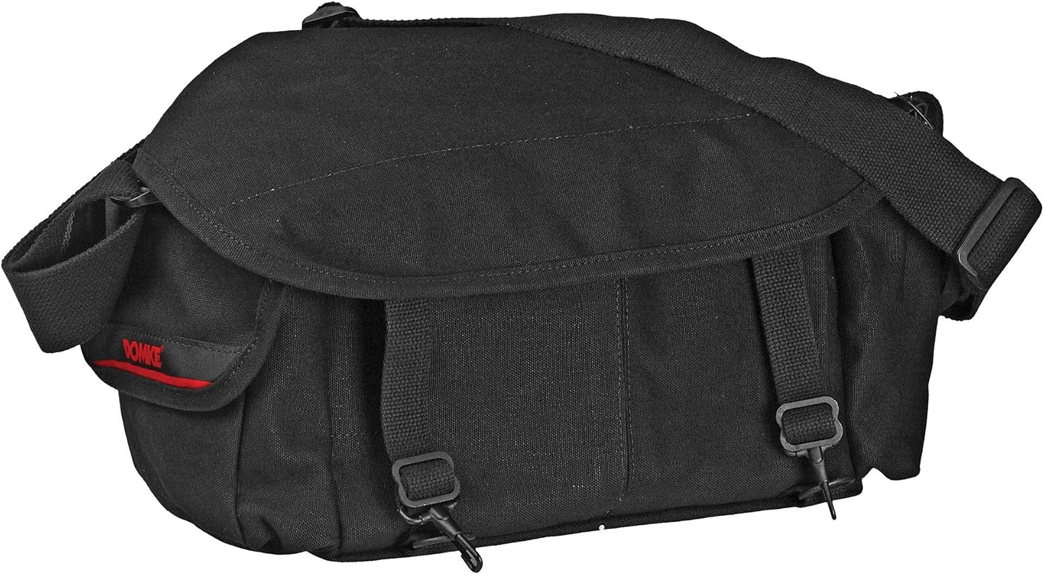 Domke F-2 original shoulder bag 700-02B (Black) for Canon, Nikon, Sony, Leica, Fujifilm & Olympus DSLR or Mirrorless cameras with space for multiple lenses up to 300mm and accessories