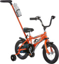 Schwinn Petunia and Grit Bike, Bike for Kids Ages 2-4, Steerable Beginner Bicycle with Training Wheels, Parent Push Handle, Rear Coaster Brake, Adjustable Seat