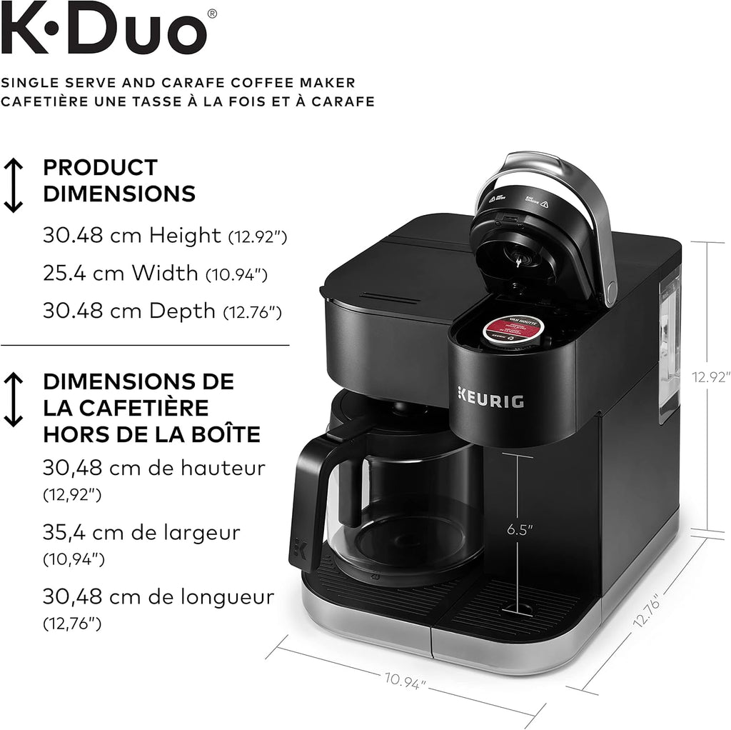 K-Duo Single Serve and Carafe Coffee Maker