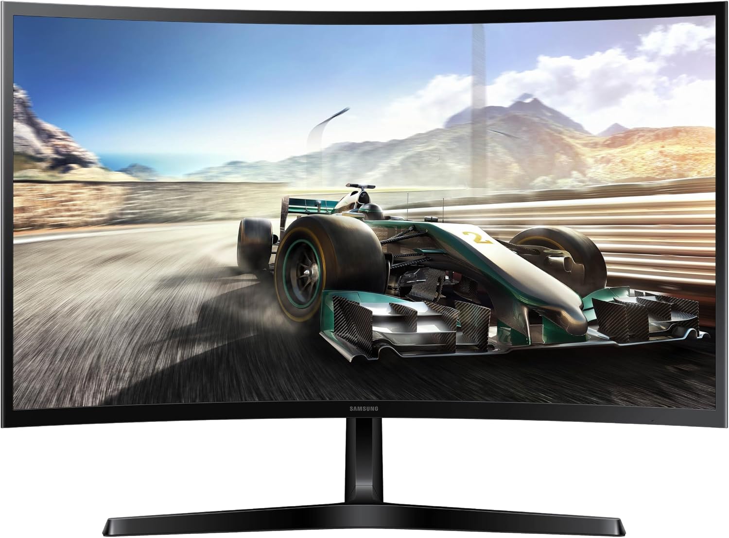 Samsung 27' Essential S3 (S36GD) Series FHD 1800R Curved Computer Monitor, 100Hz, Game Mode, Advanced Eye Comfort, HDMI and D-sub Ports, LS27D366GANXZA, 2024