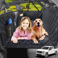 URPOWER 2026 Upgraded Back Seat Extender for Dogs - Large Hard Bottom Dog Car Seat Cover Holds 550lbs, Waterproof Dog Hammock Pet Bed with High-Density Foam Non-Slip Backseat Protector