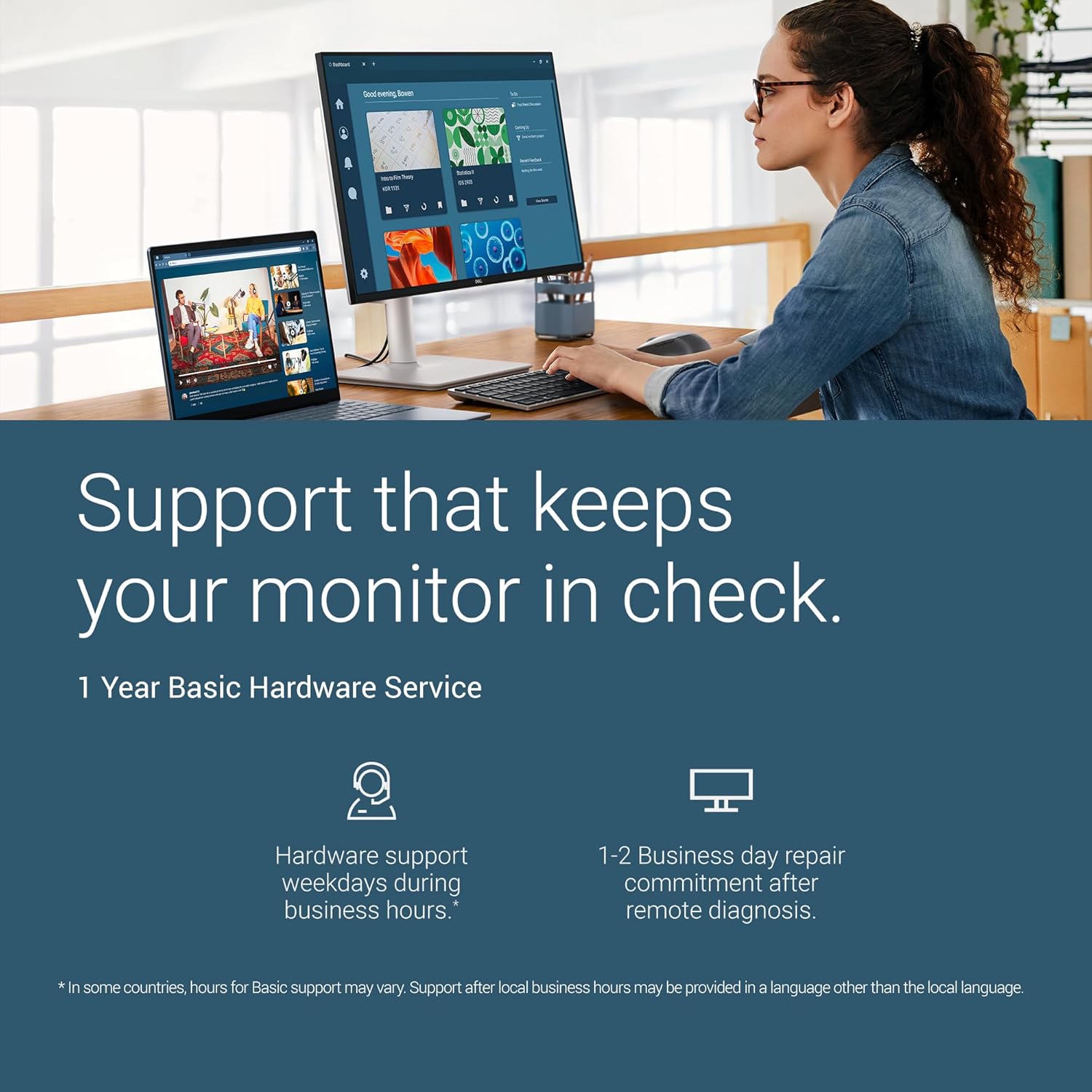 Dell S2722DC Monitor - 27-inch WQHD (2560x1440) 75Hz 4Ms Display, AMD FreeSync, Built in Speaker, USB Type-C Connectivity, Height/Pivot/Swivel/Tilt Adjust - Platinum Silver