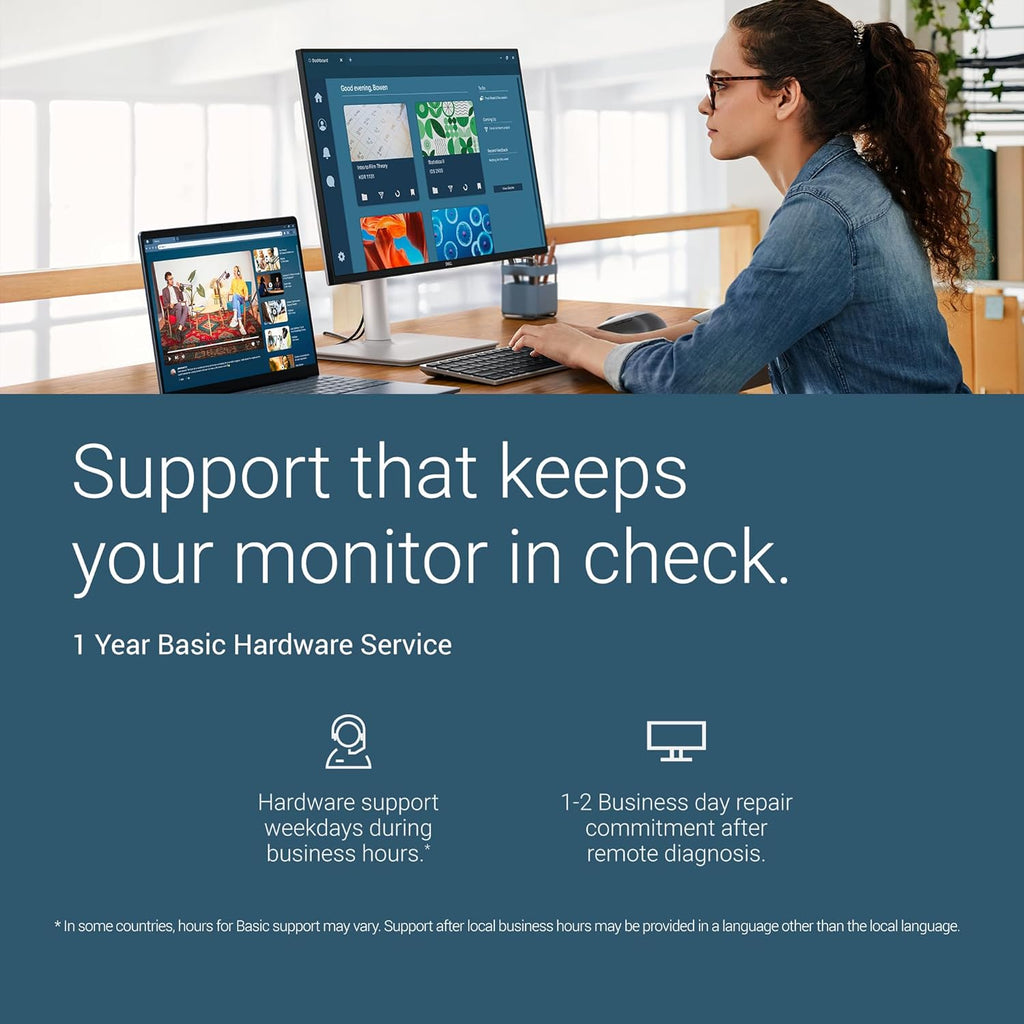 Dell 32 Plus 4K Monitor - S3225QS - 31.5-inch 4K (3840 x 2160) up to 120Hz 16:9 Display, VA Panel, AMD FreeSync Premium, 99% sRGB, 95% DCI-P3, 1500:1 Contrast Ratio, Comfortview - Ash White