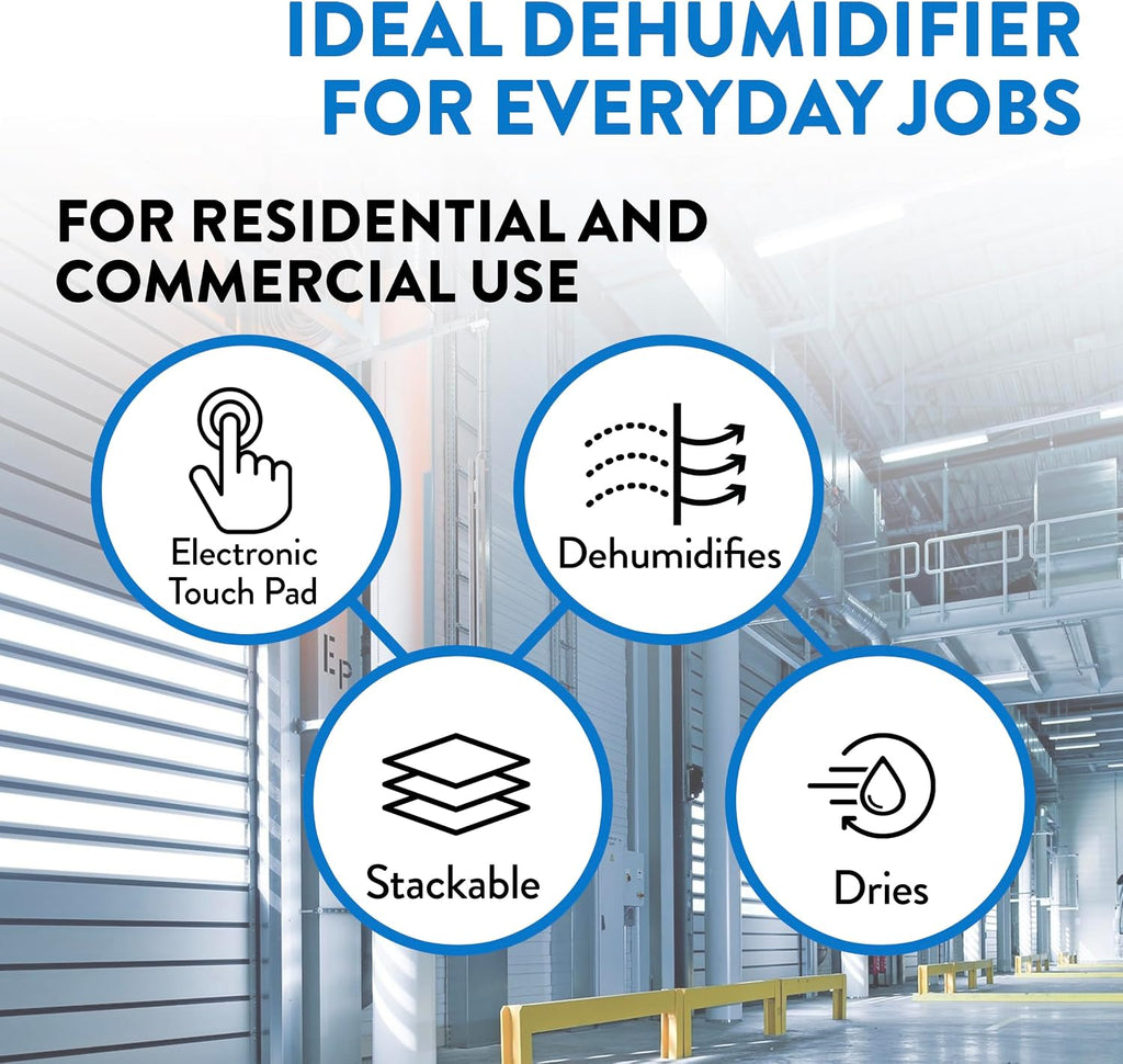 Dri-Eaz LGR 6000Li Commercial Dehumidifier with Pump, Portable Industrial Dehumidifier (F600)