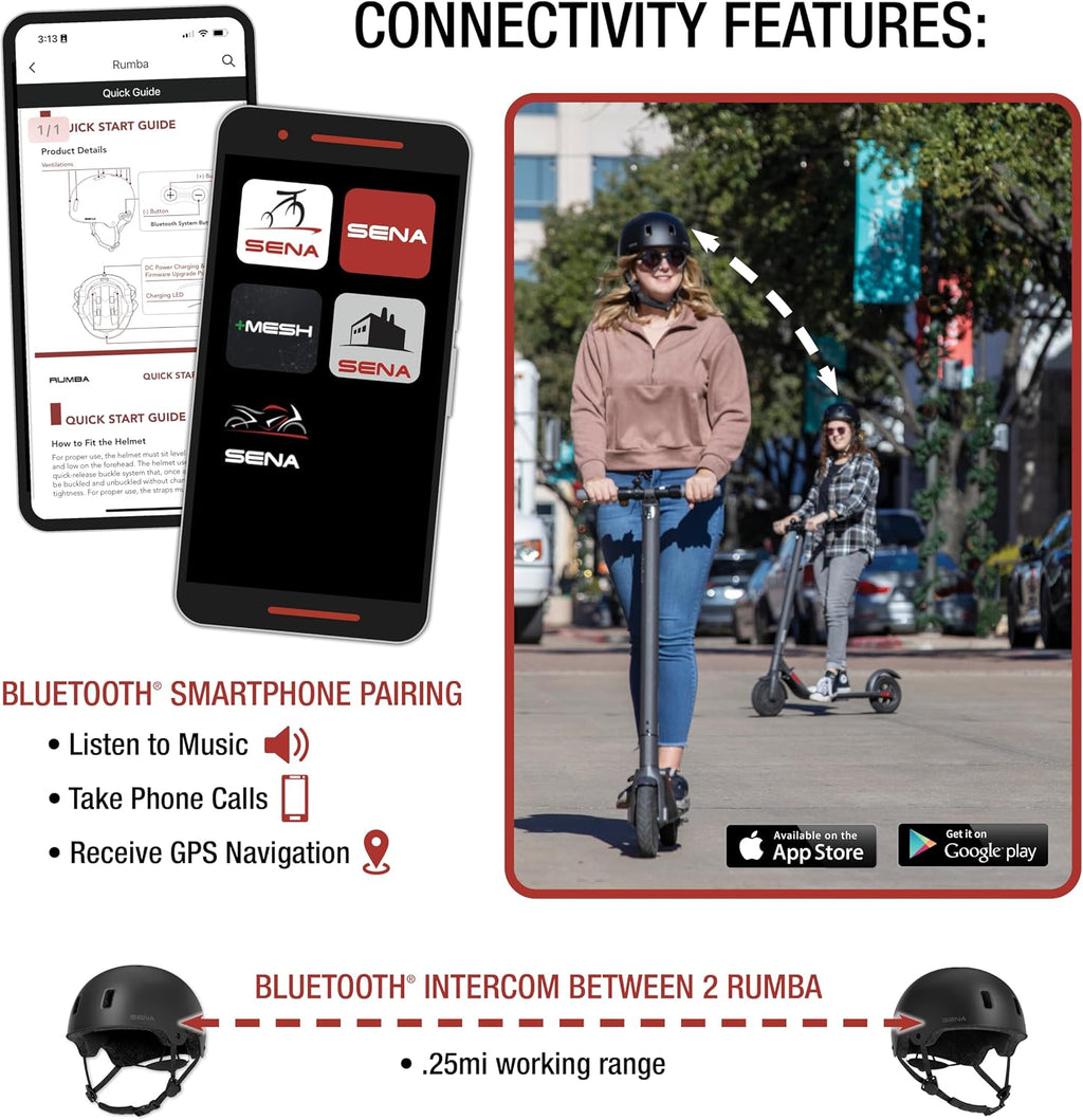 Sena Rumba Multi-Sport Bluetooth Helmet