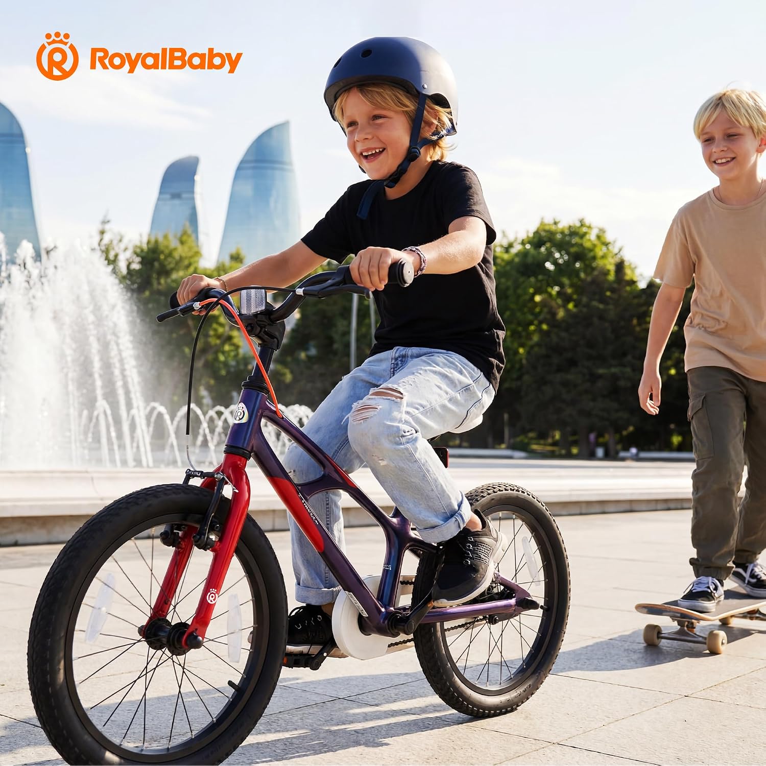 RoyalBaby Kids Bike Lightweight Magnesium Alloy, 14 16 18 Inch Children's Bicycle for Boys Girls Ages 3-9